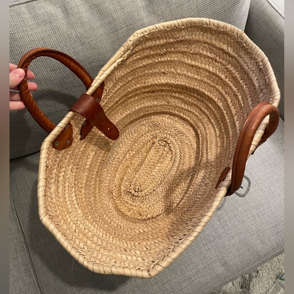 Natural Straw Tote - Picture 5 of 7